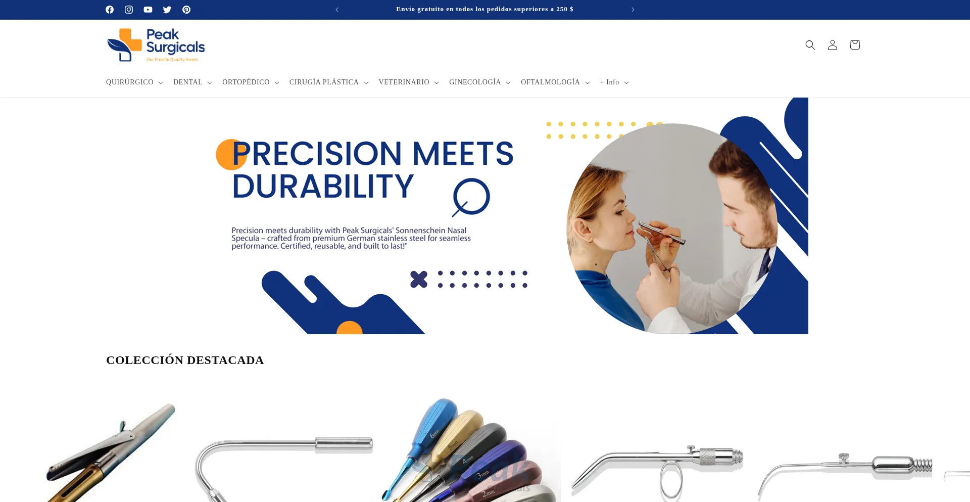 Es.peaksurgicals.com est-il Sûr et Fiable ?