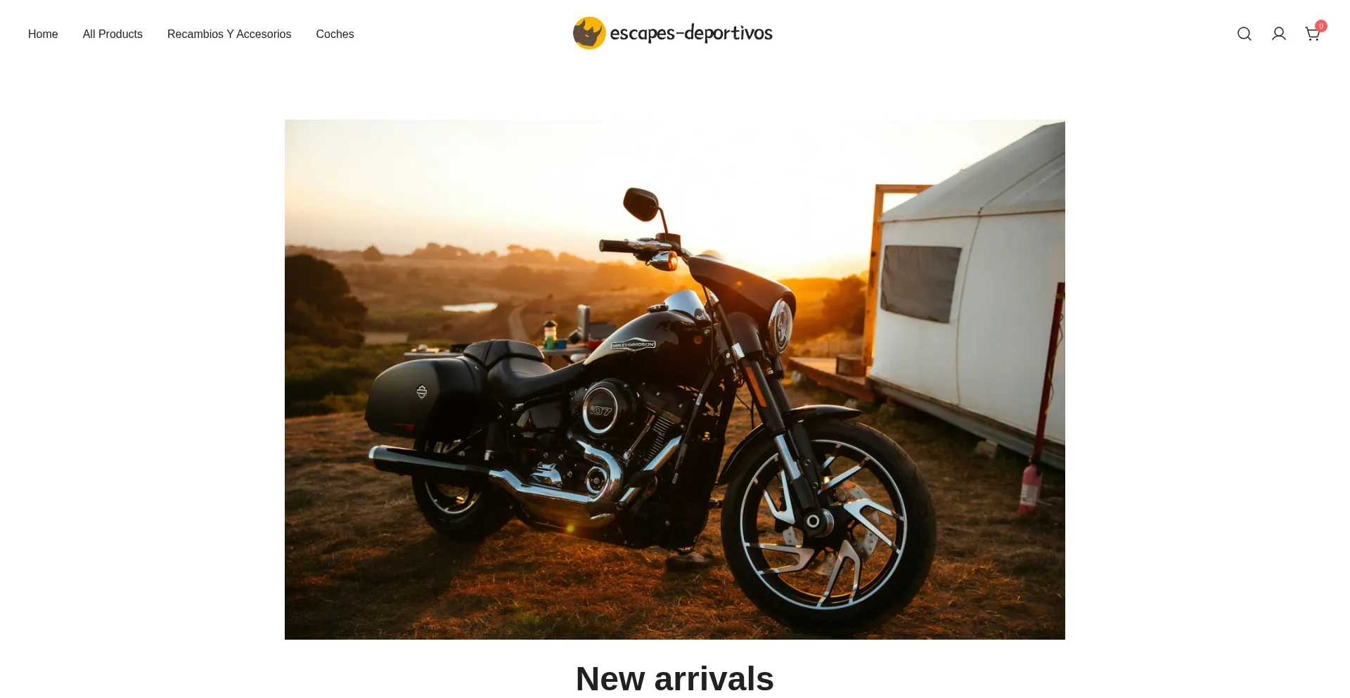 Escapes-deportivos.com Screenshot