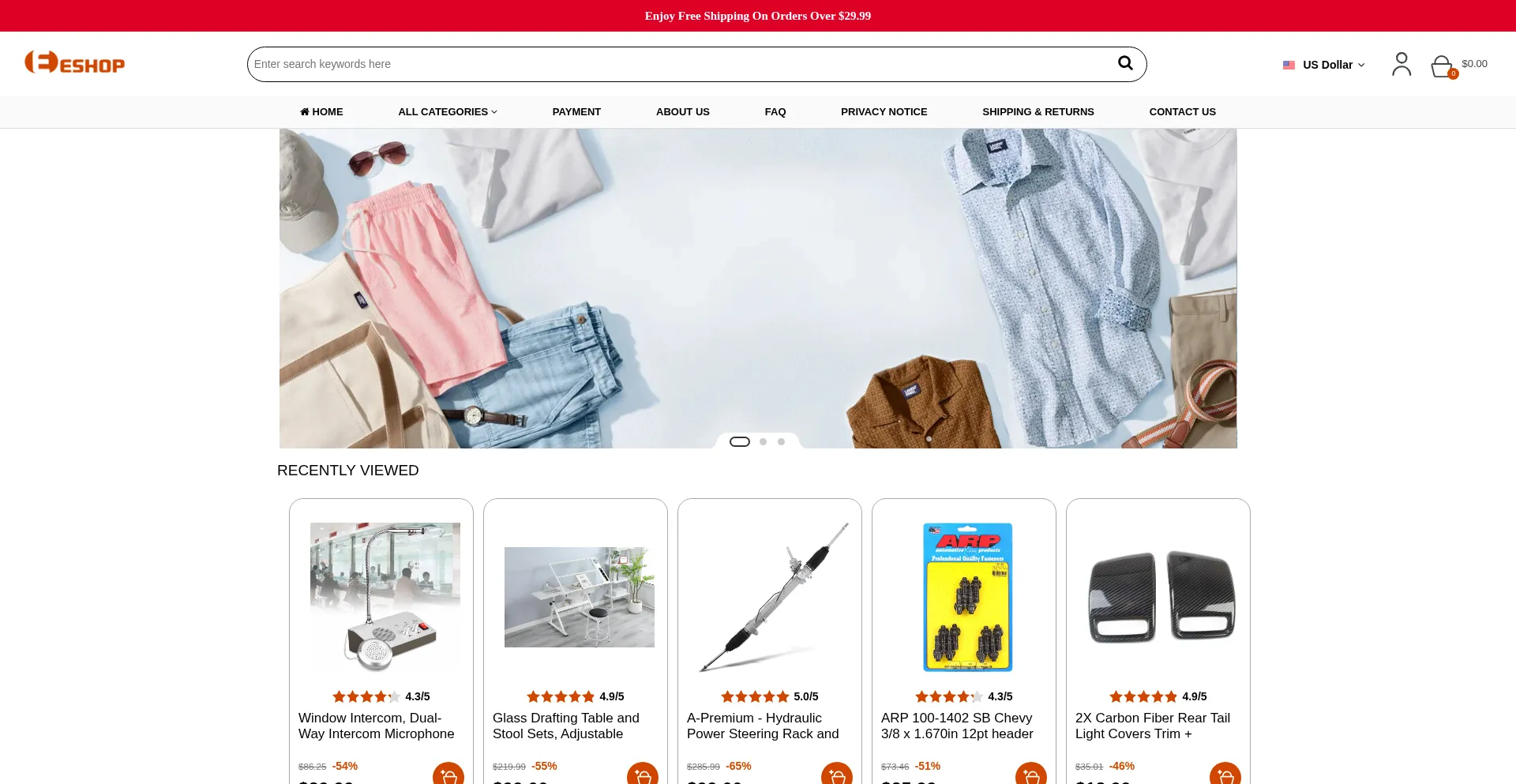 Website screenshot of Eshop-mangazone.com