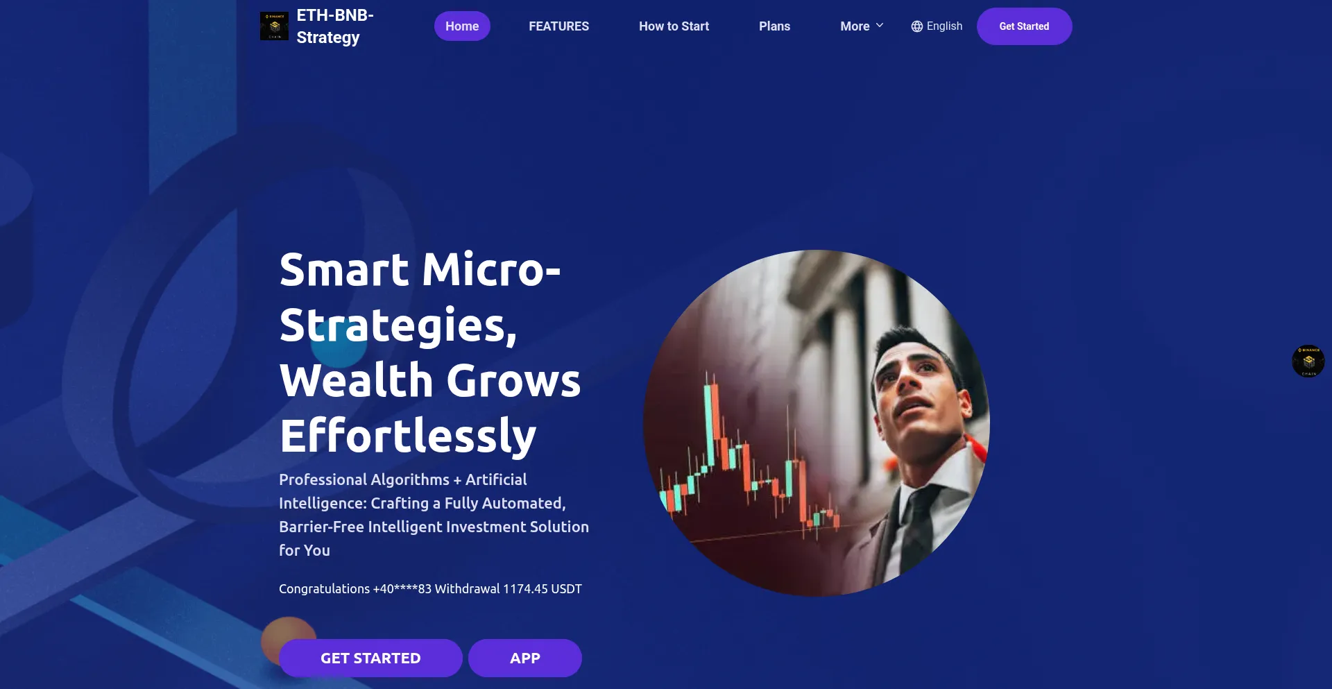 Website screenshot of Eth-bnb888.top