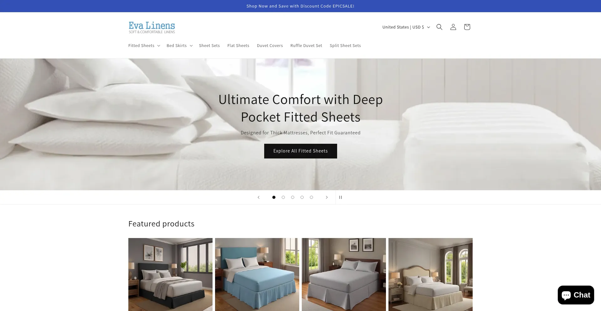 Evalinens.com