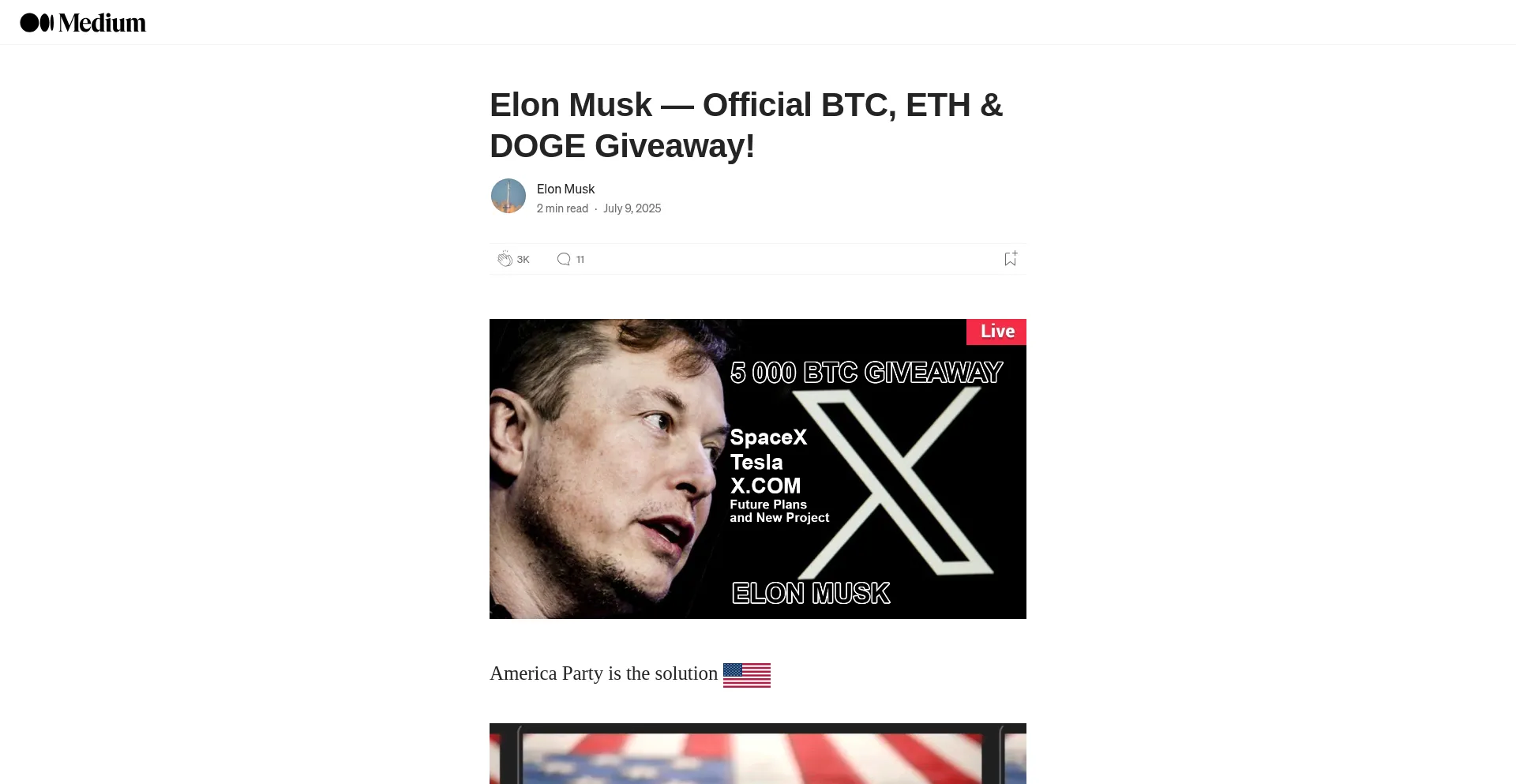 Website screenshot of Event-doge.us