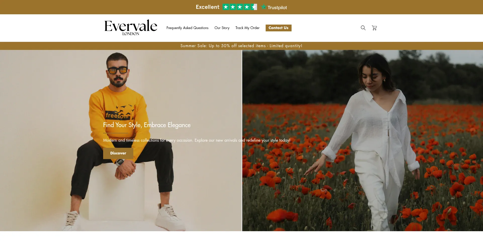 Website screenshot of Evervalelondon.com