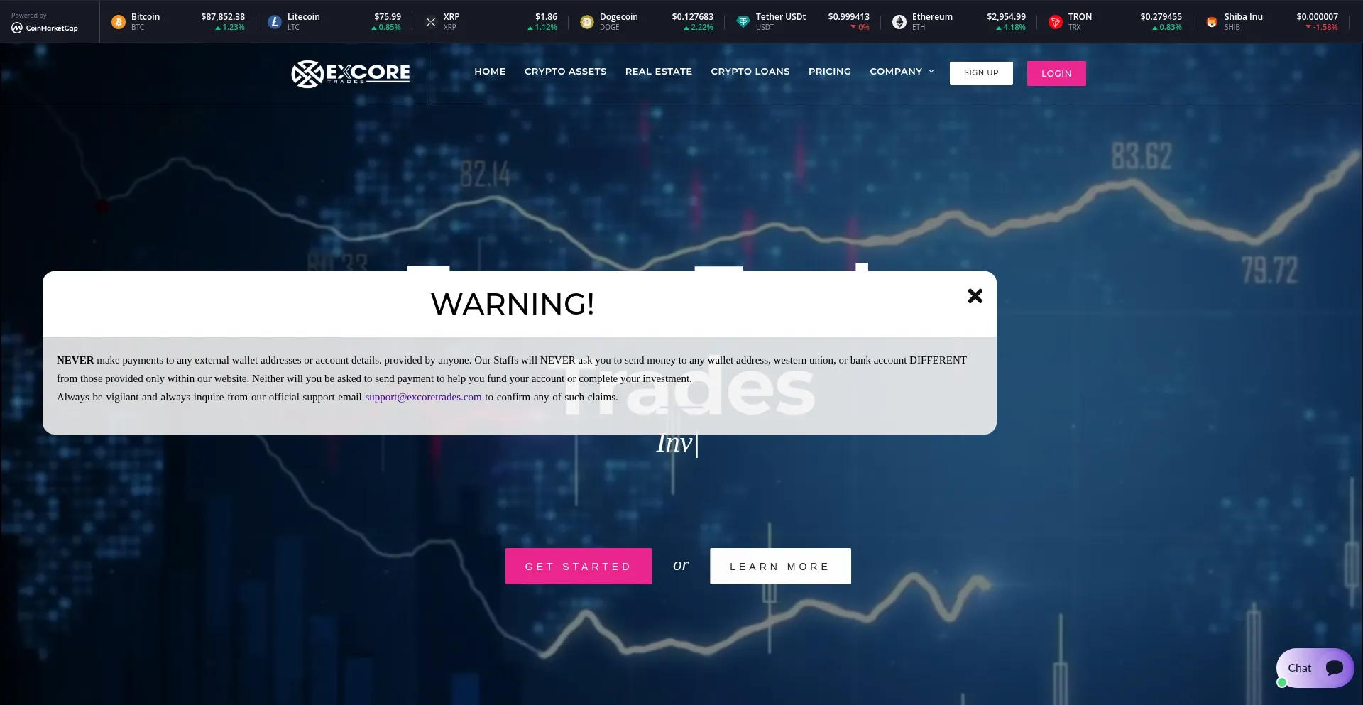 Excoretrades.com