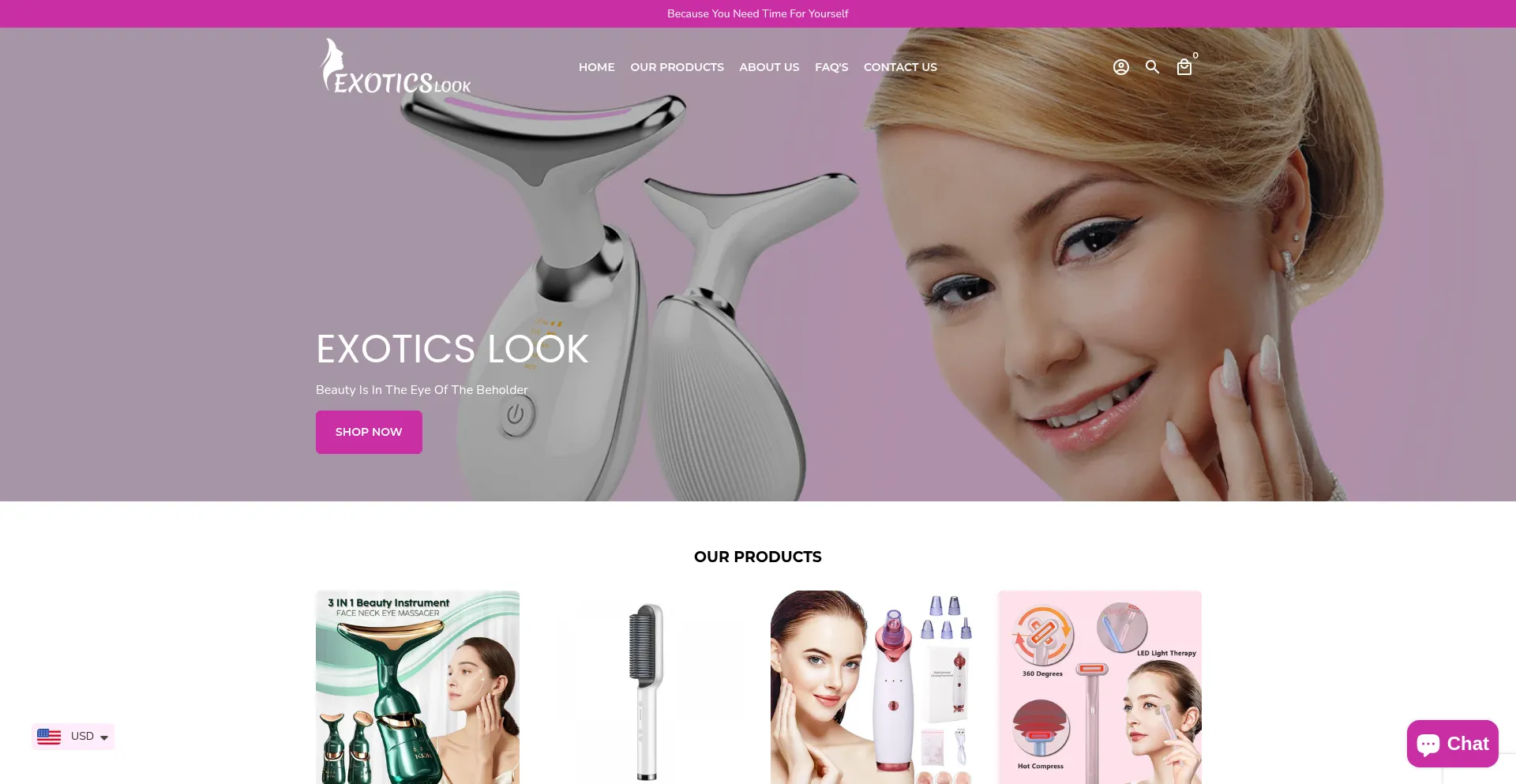 Exoticslook.com Screenshot
