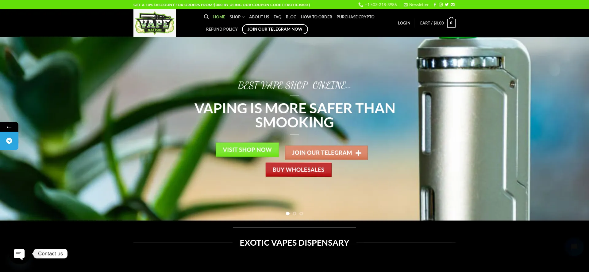 Exoticvapesdispensary.com