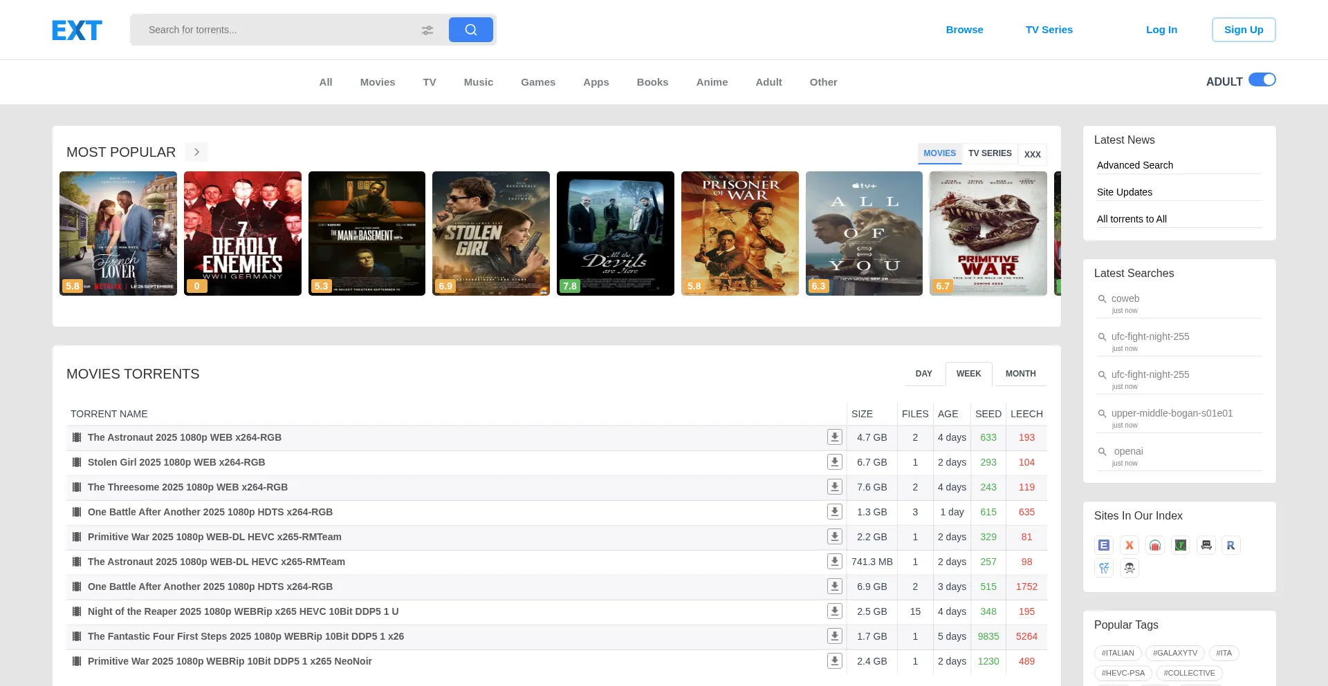 Extto.org Screenshot
