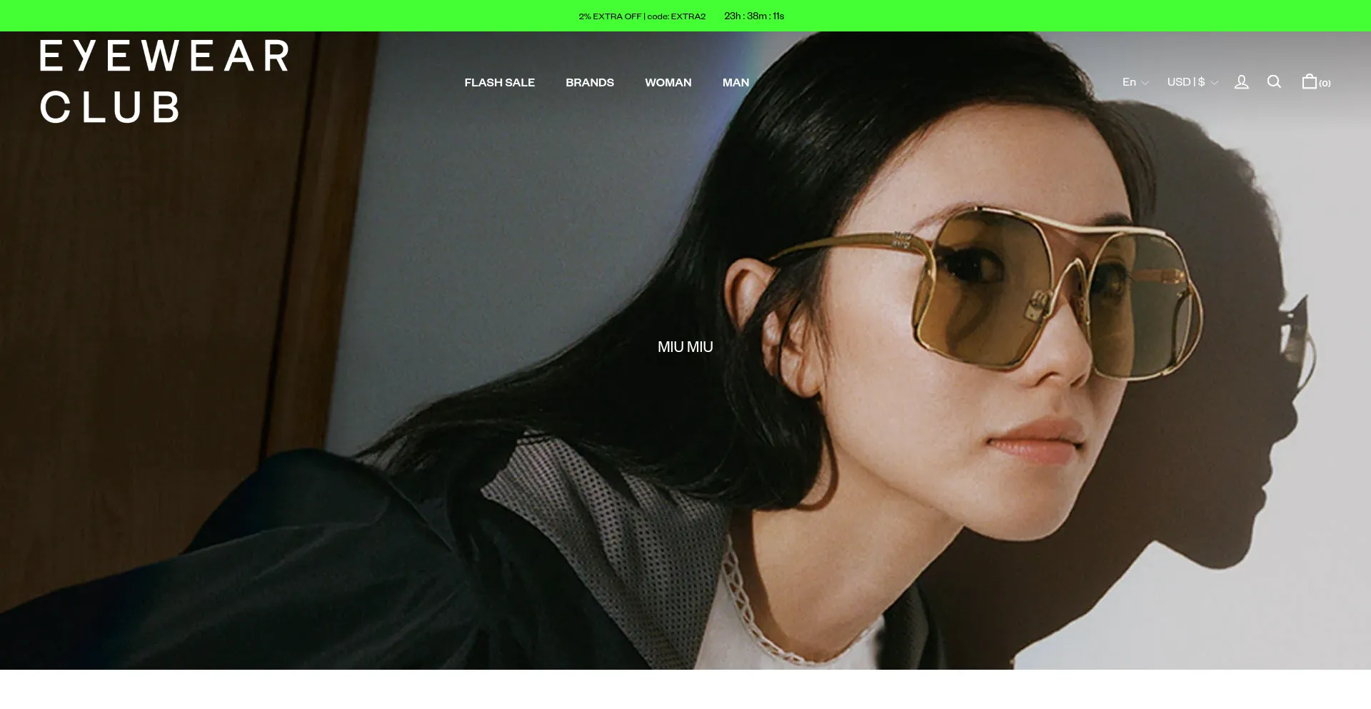 Eyewear-club.uk Screenshot