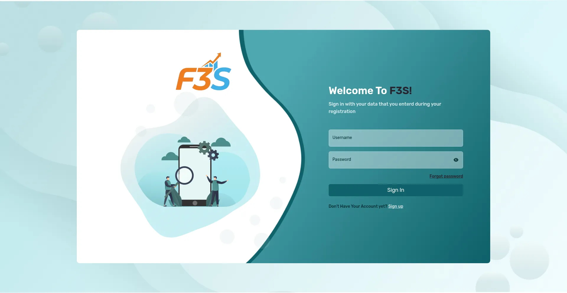 Website screenshot of F3s.pro