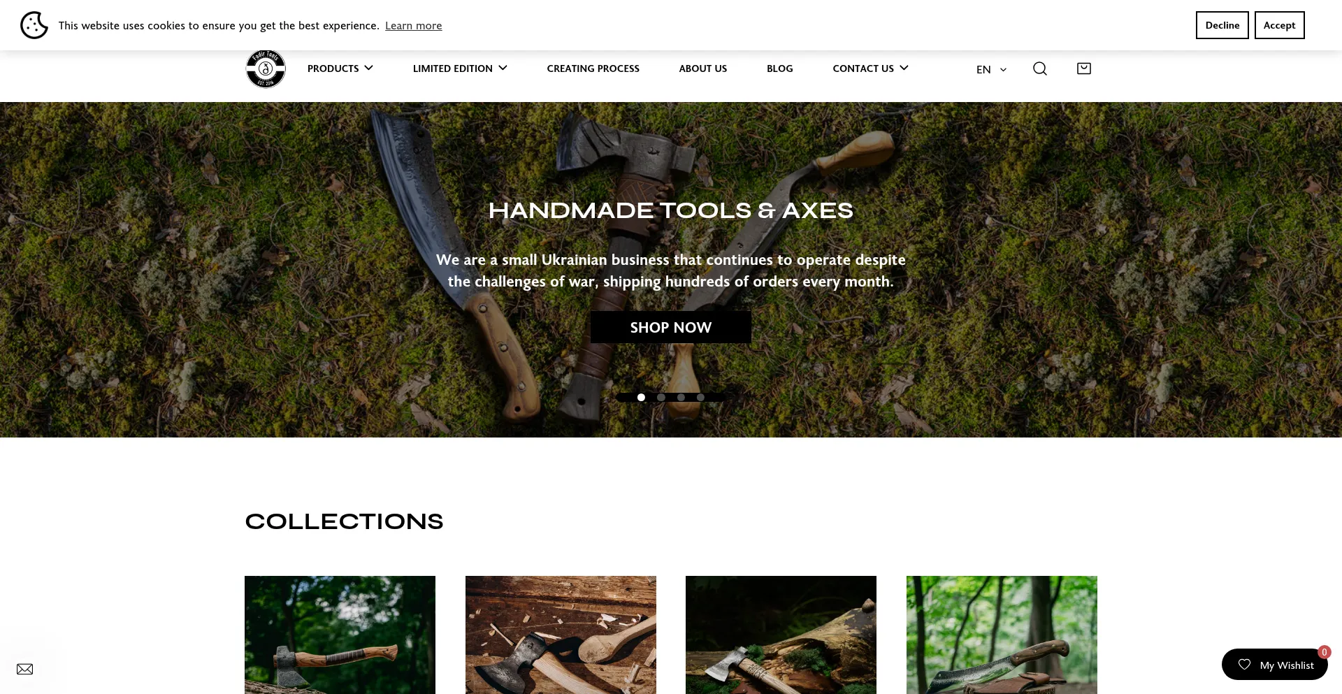 Website screenshot of Fadirtools.com
