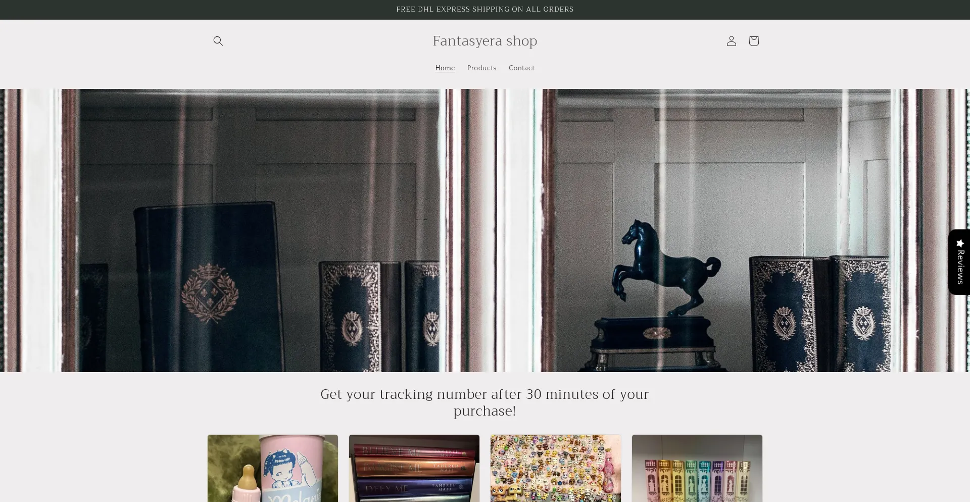 Website screenshot of Fantasyera.shop