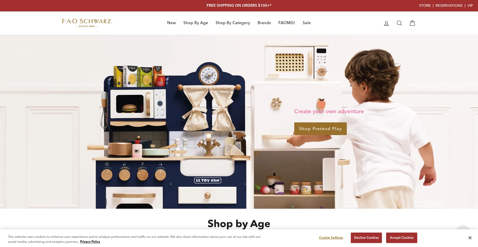 Website screenshot of Fao.com