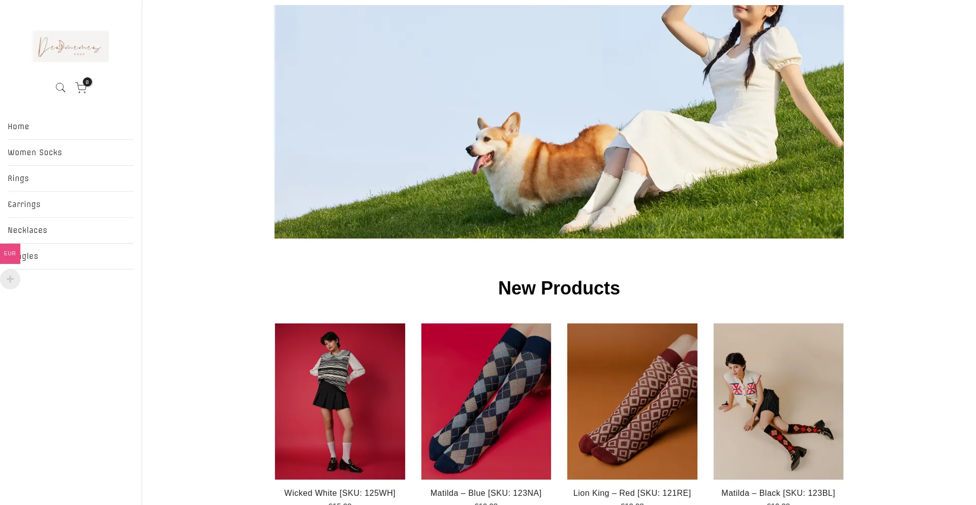 Website screenshot of Fashionzephyr.com