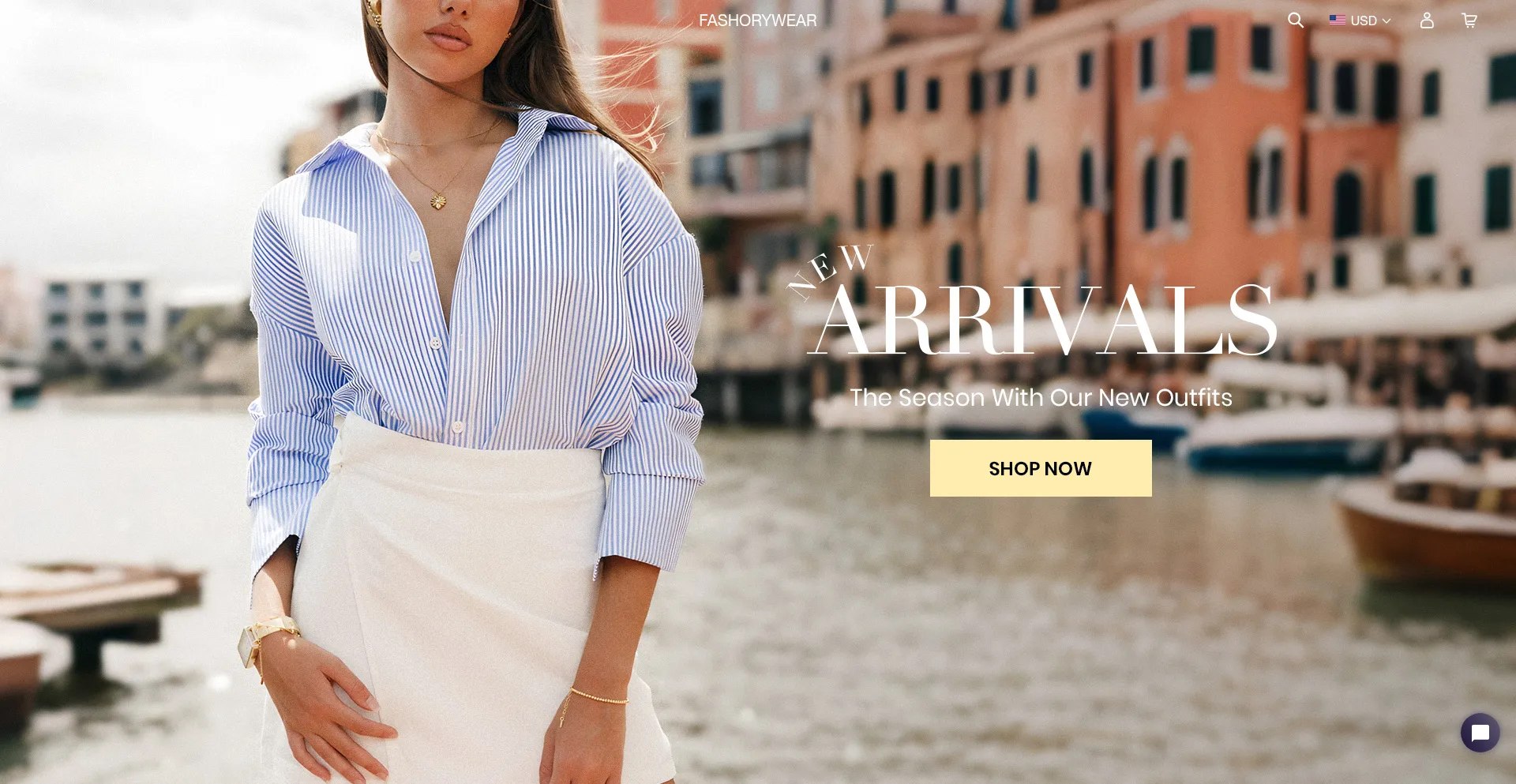 Website screenshot of Fashorywear.com