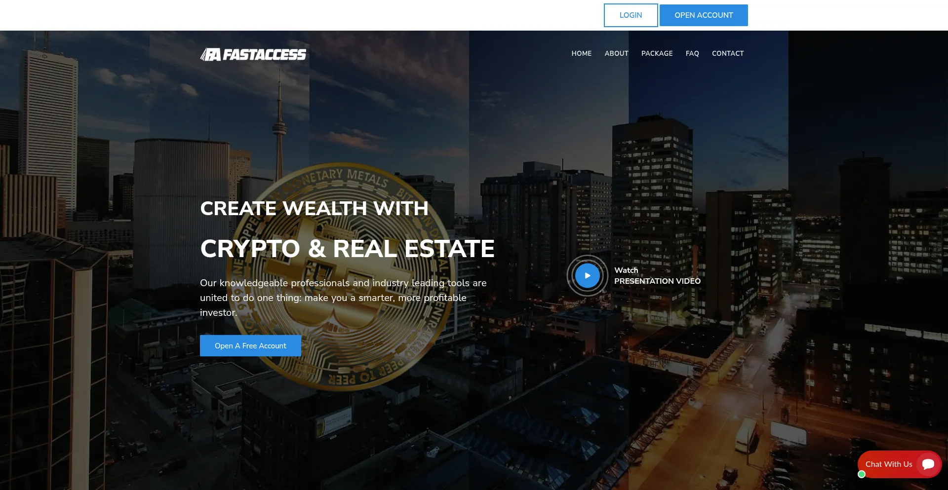 Website screenshot of Fast-accessltd.com
