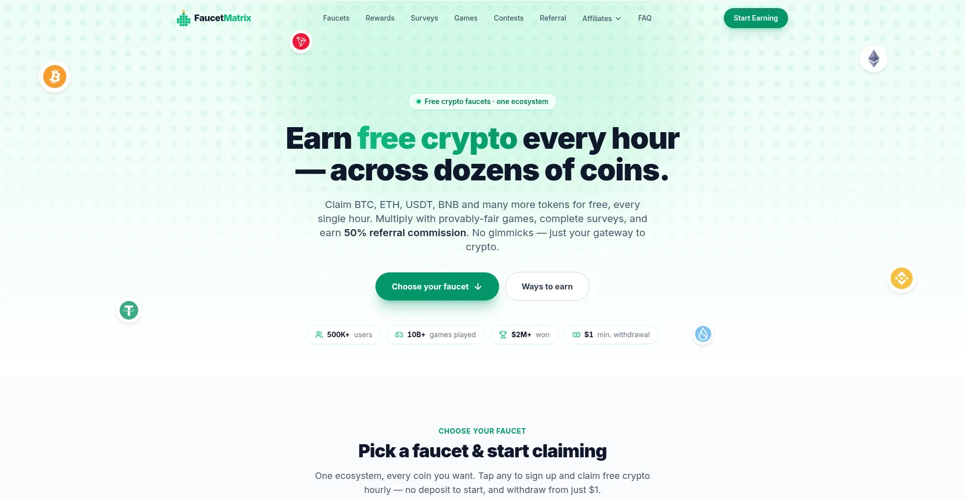Faucetmatrix.io