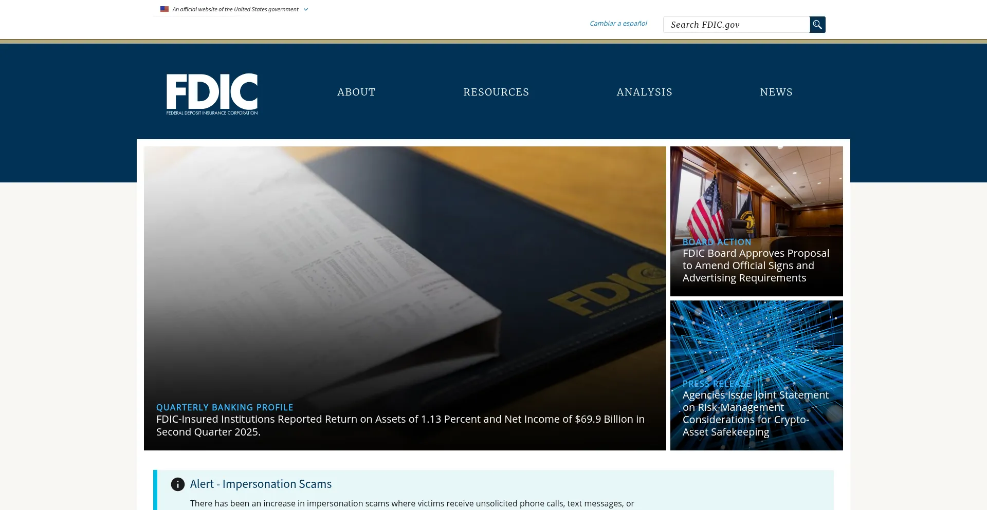 Fdic.gov est-il Sûr et Fiable ?