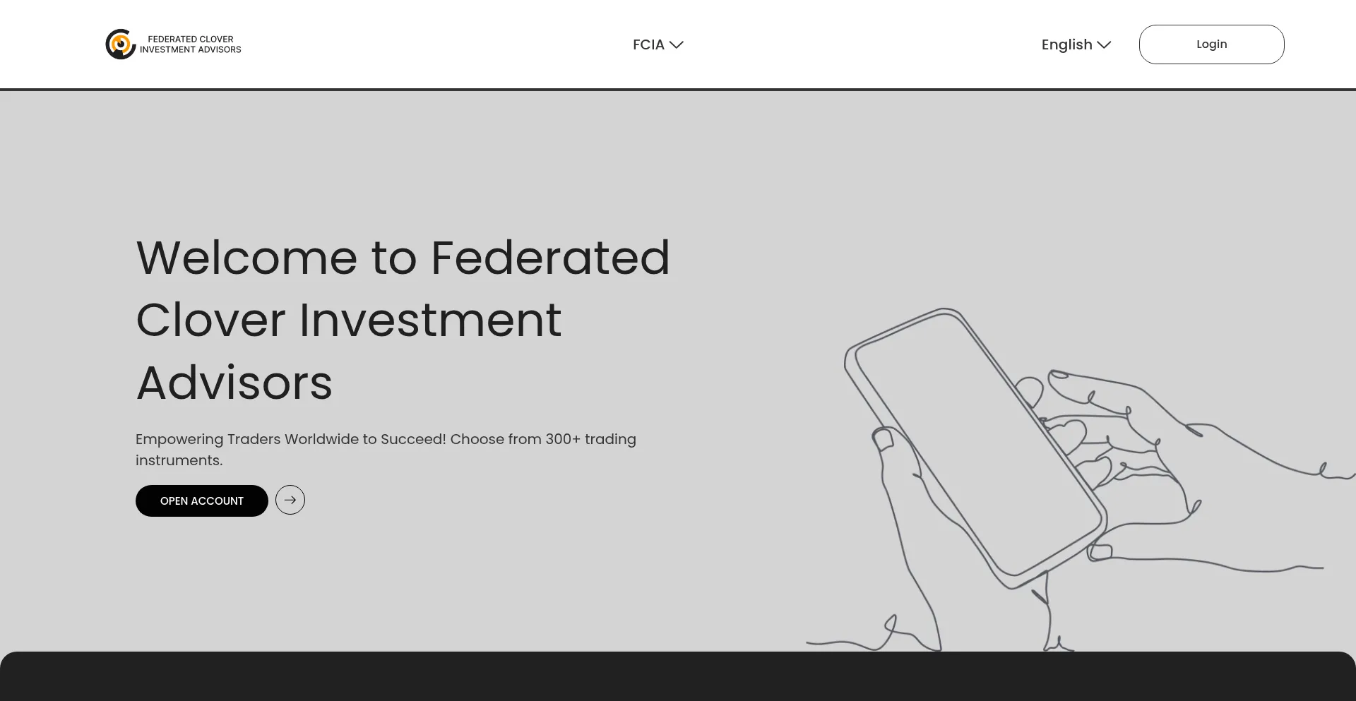 Website screenshot of Fedclinv.net