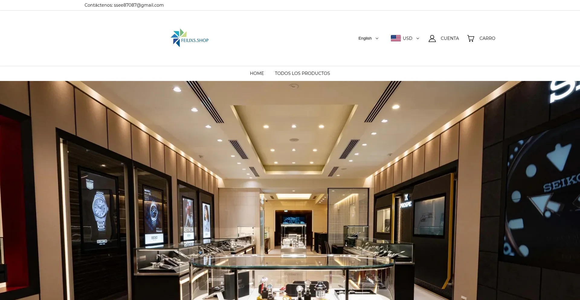 Website screenshot of Feilixs.shop