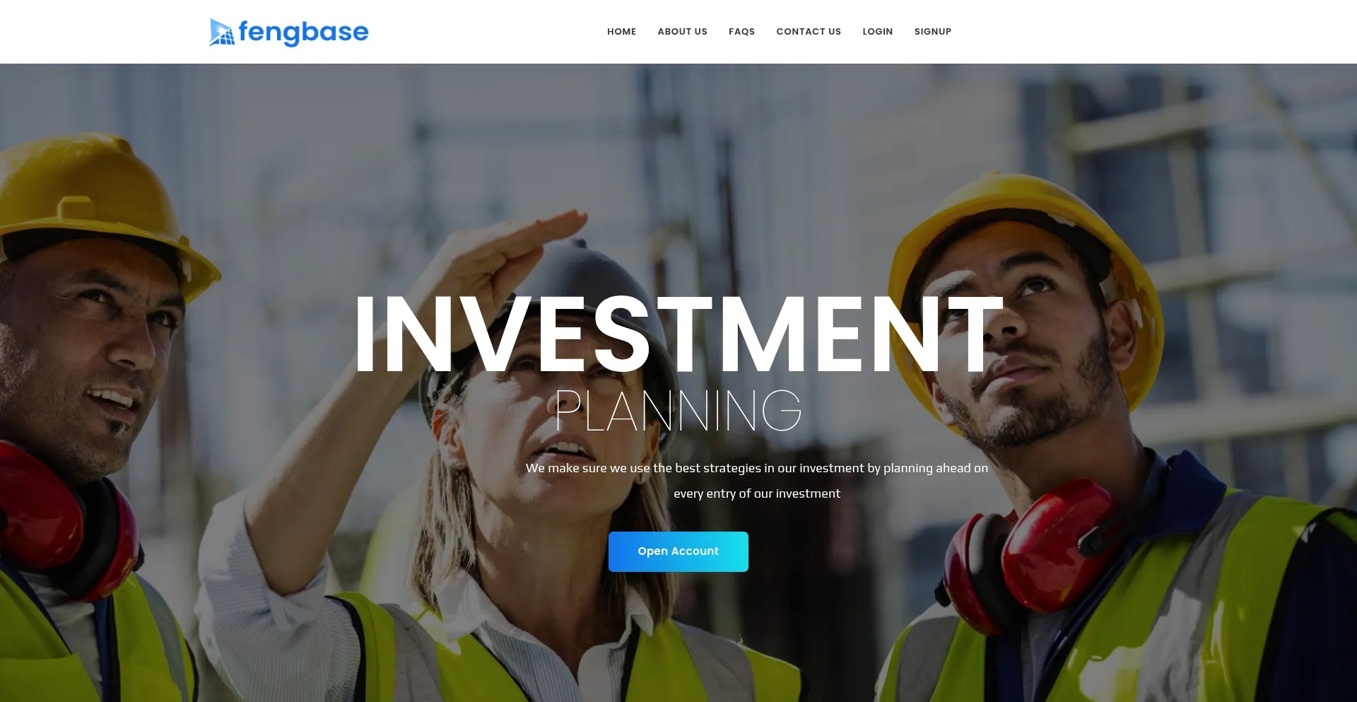 Website screenshot of Fengbase.org
