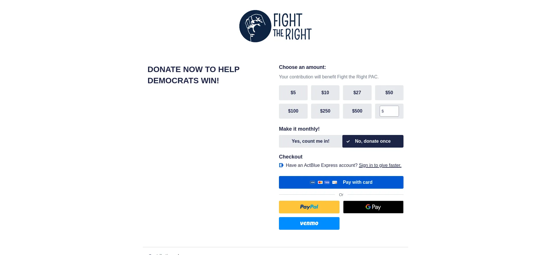 Fighttherightpac.us