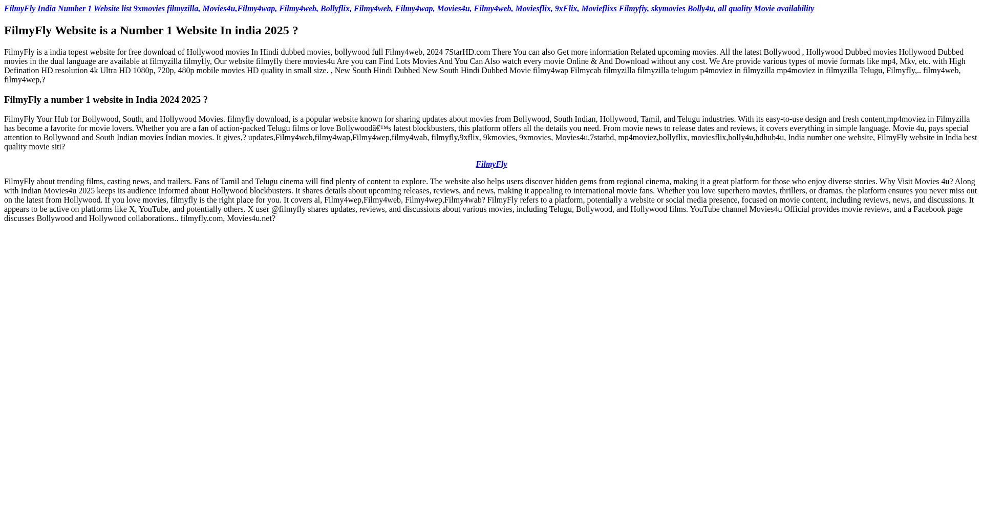 Filmyfly8.com est-il Sûr et Fiable ?
