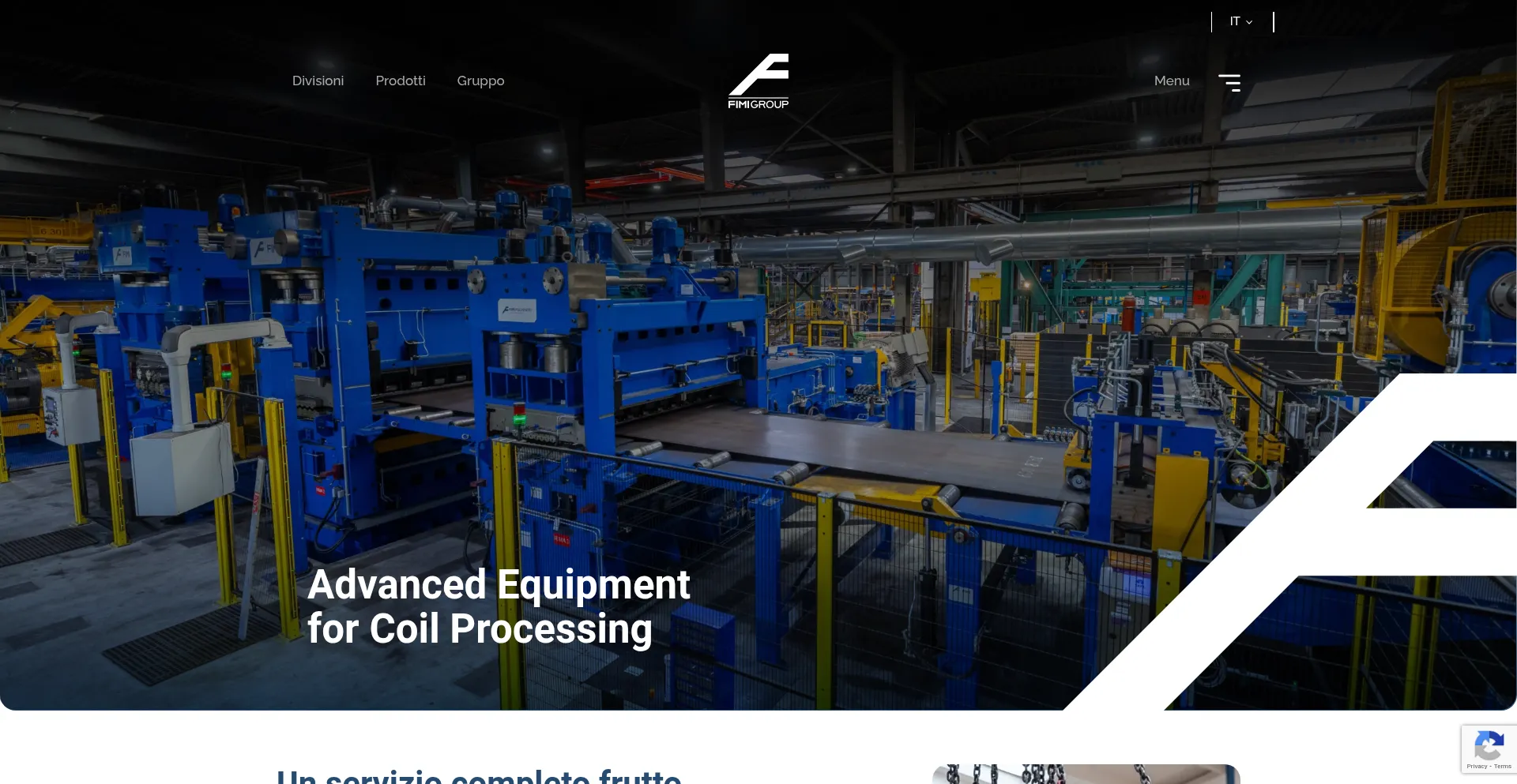 Website screenshot of Fimigroup.it