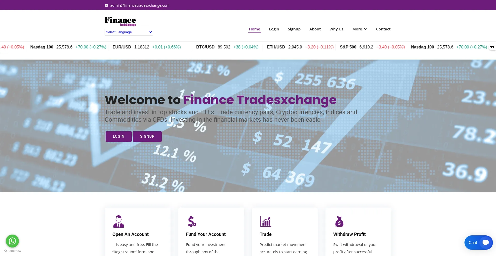 Financetradesxchange.com