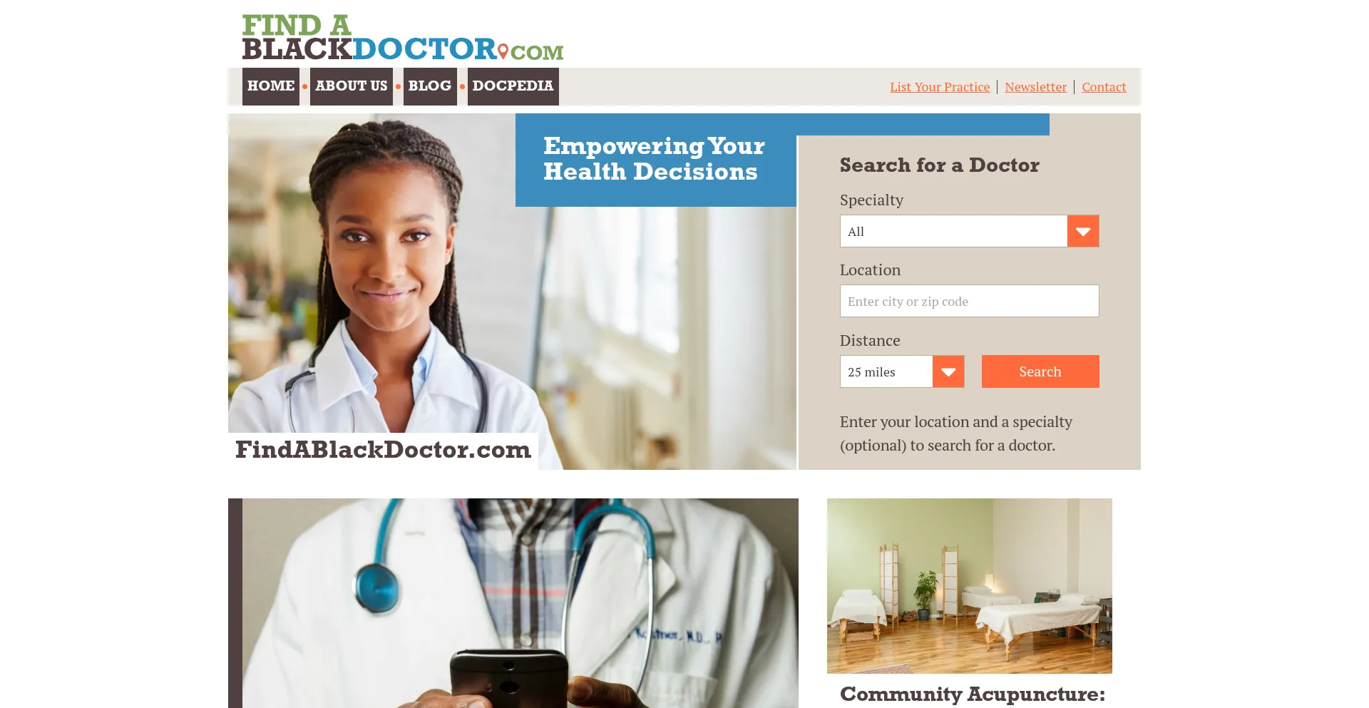Findablackdoctor.com