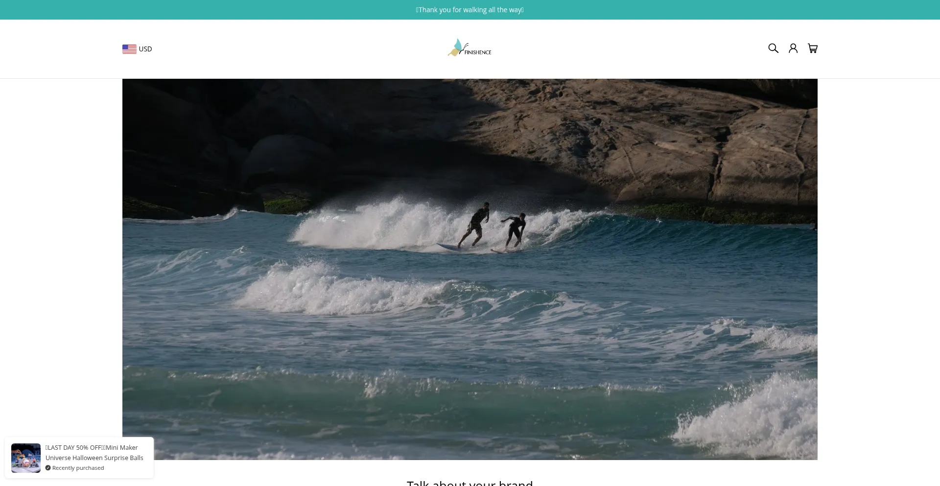 Finishence.com Screenshot