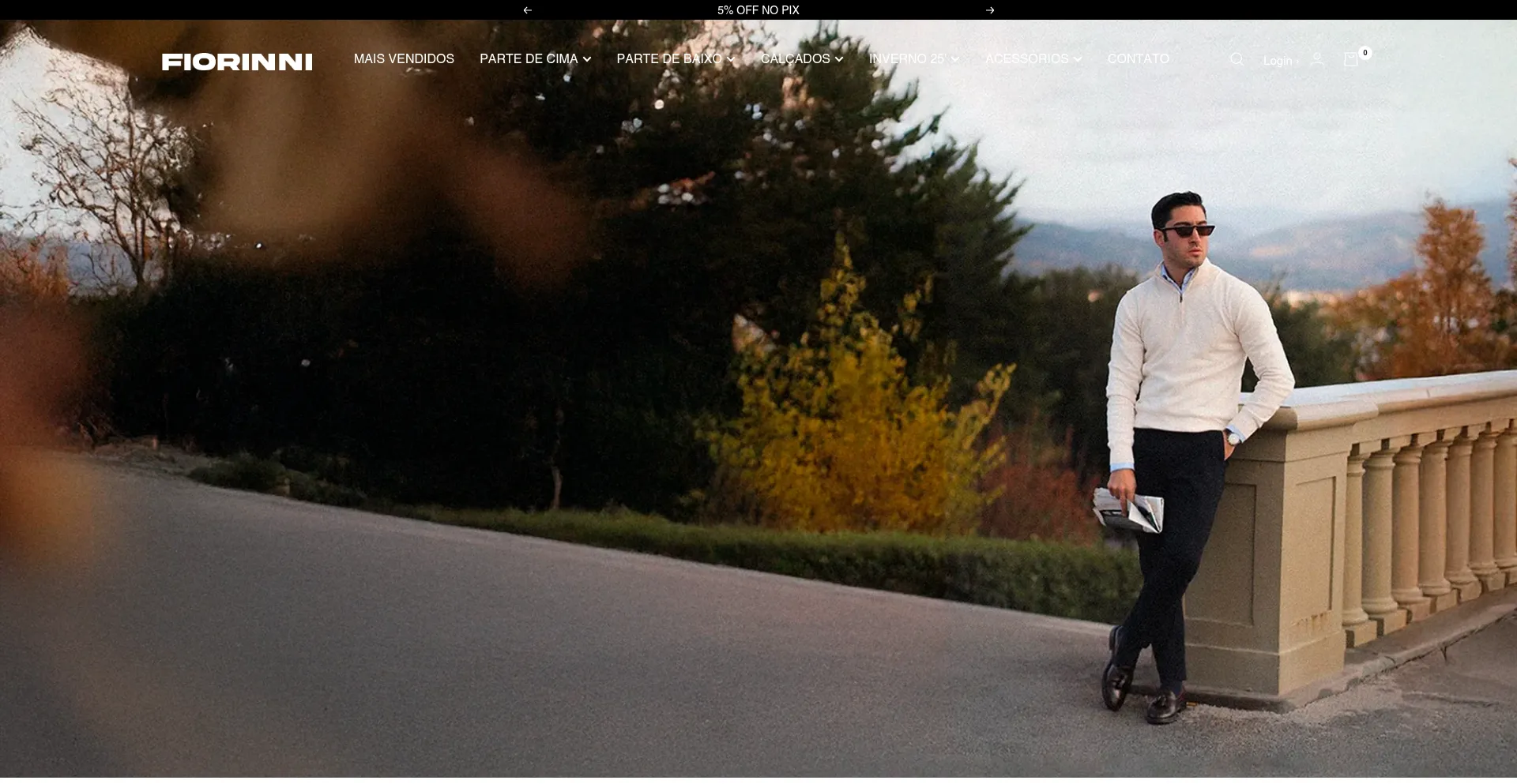 Website screenshot of Fiorinni.com
