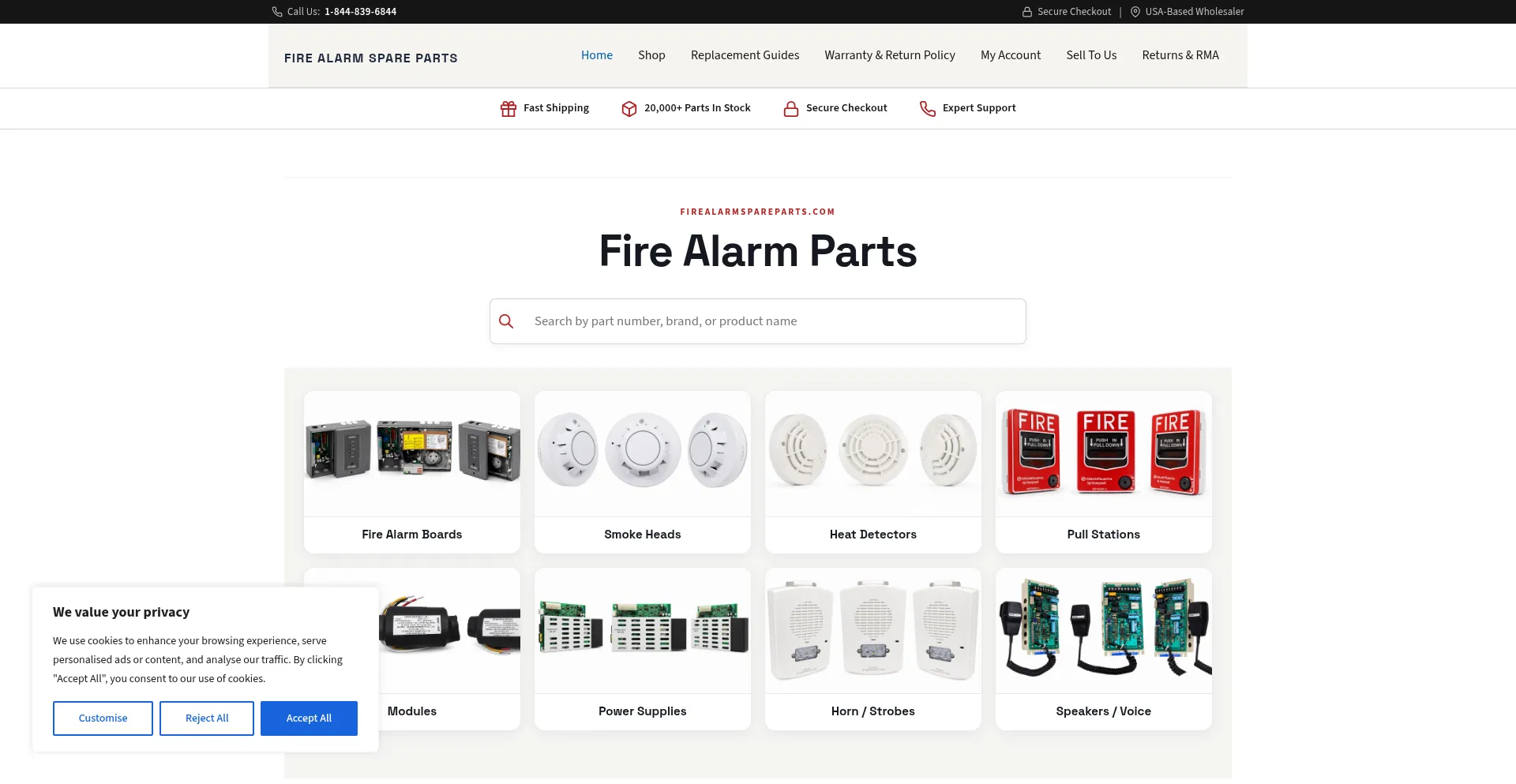 Firealarmspareparts.com