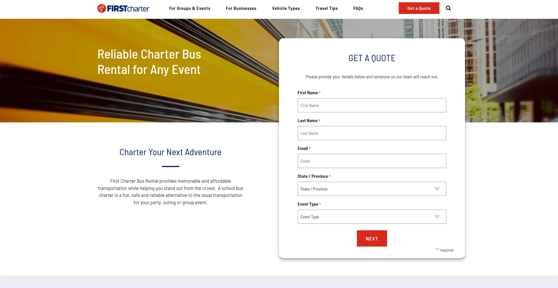 Firstcharterbus.com est-il Sûr et Fiable ?