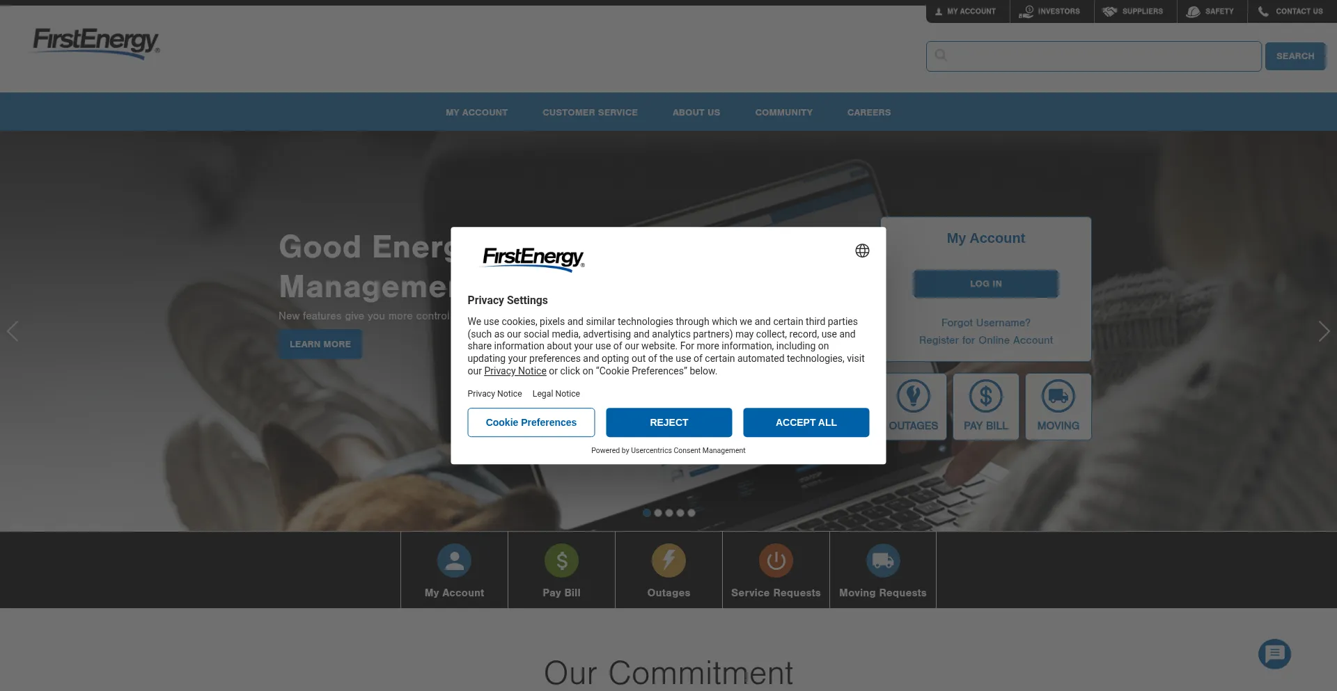 Firstenergycorp.com Screenshot