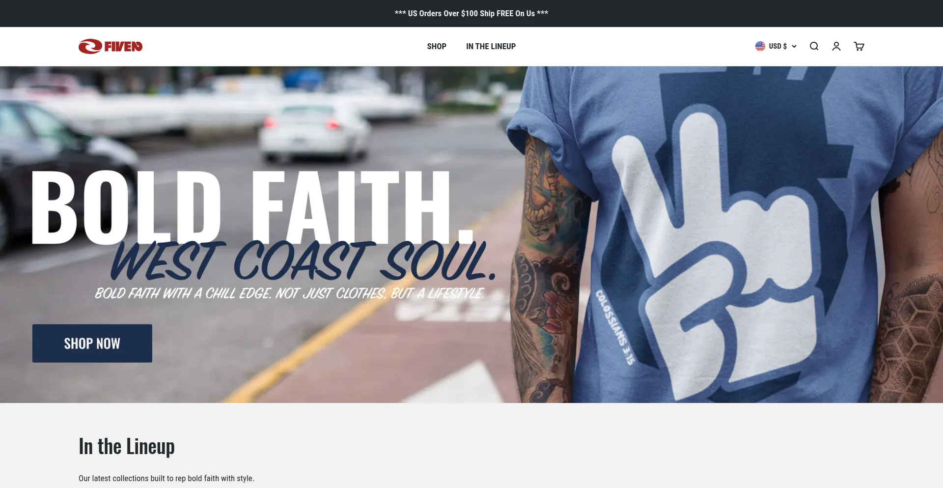 Website screenshot of Five2.co