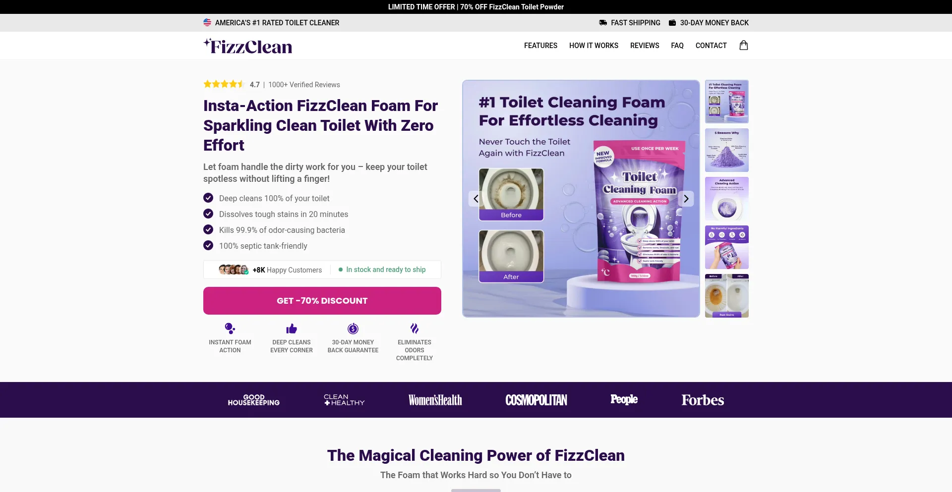 Fizzclean.offeroshop.com est-il Sûr et Fiable ?