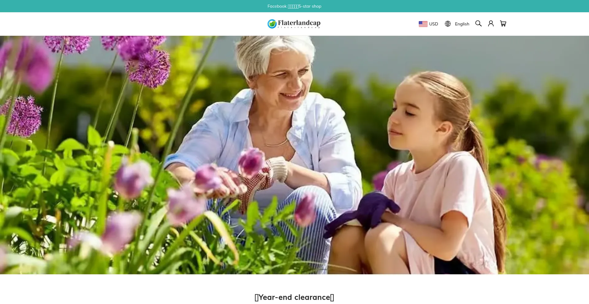 Website screenshot of Flaterlandcap.com