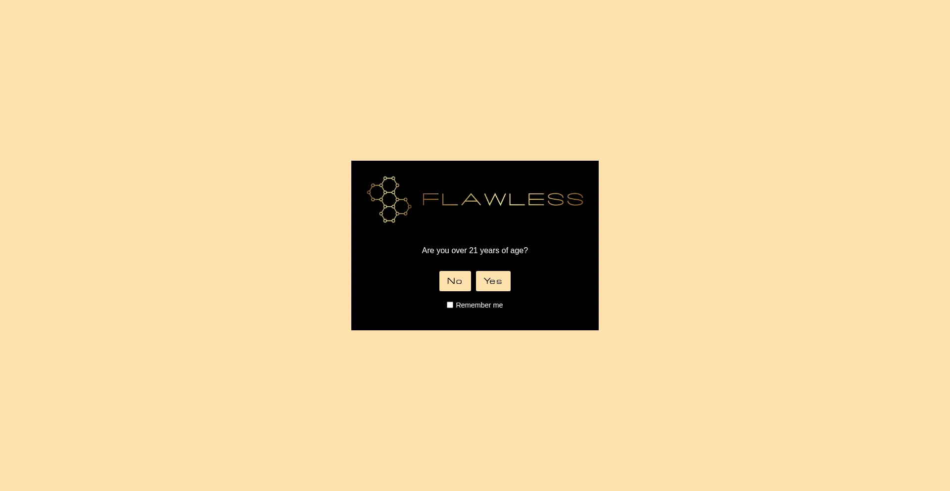 Website screenshot of Flawlesscompounds.com