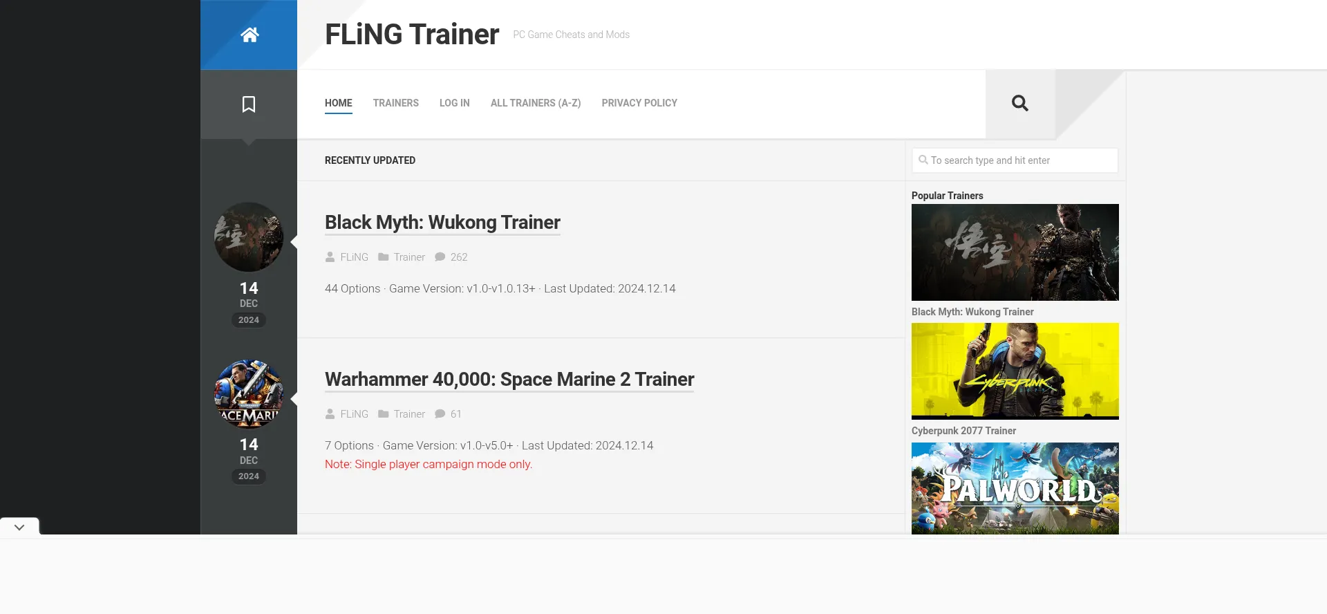 Flingtrainer.com