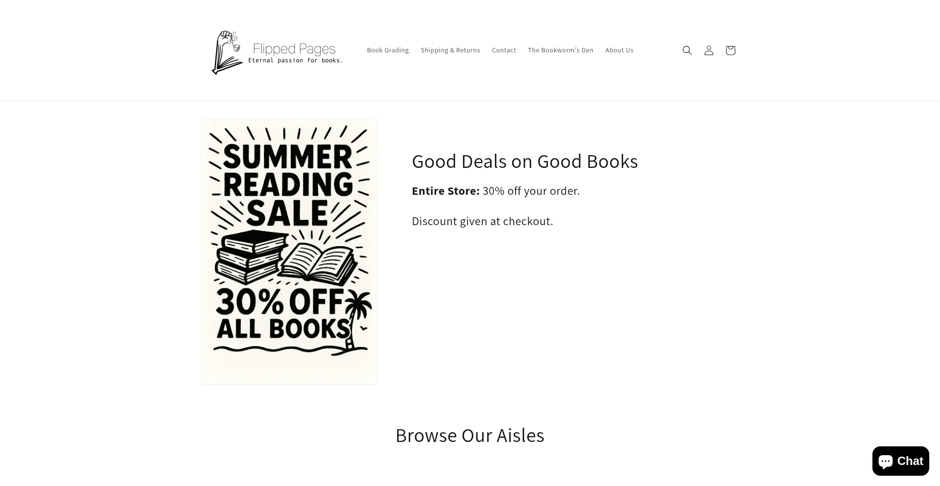 Website screenshot of Flippedpages.com