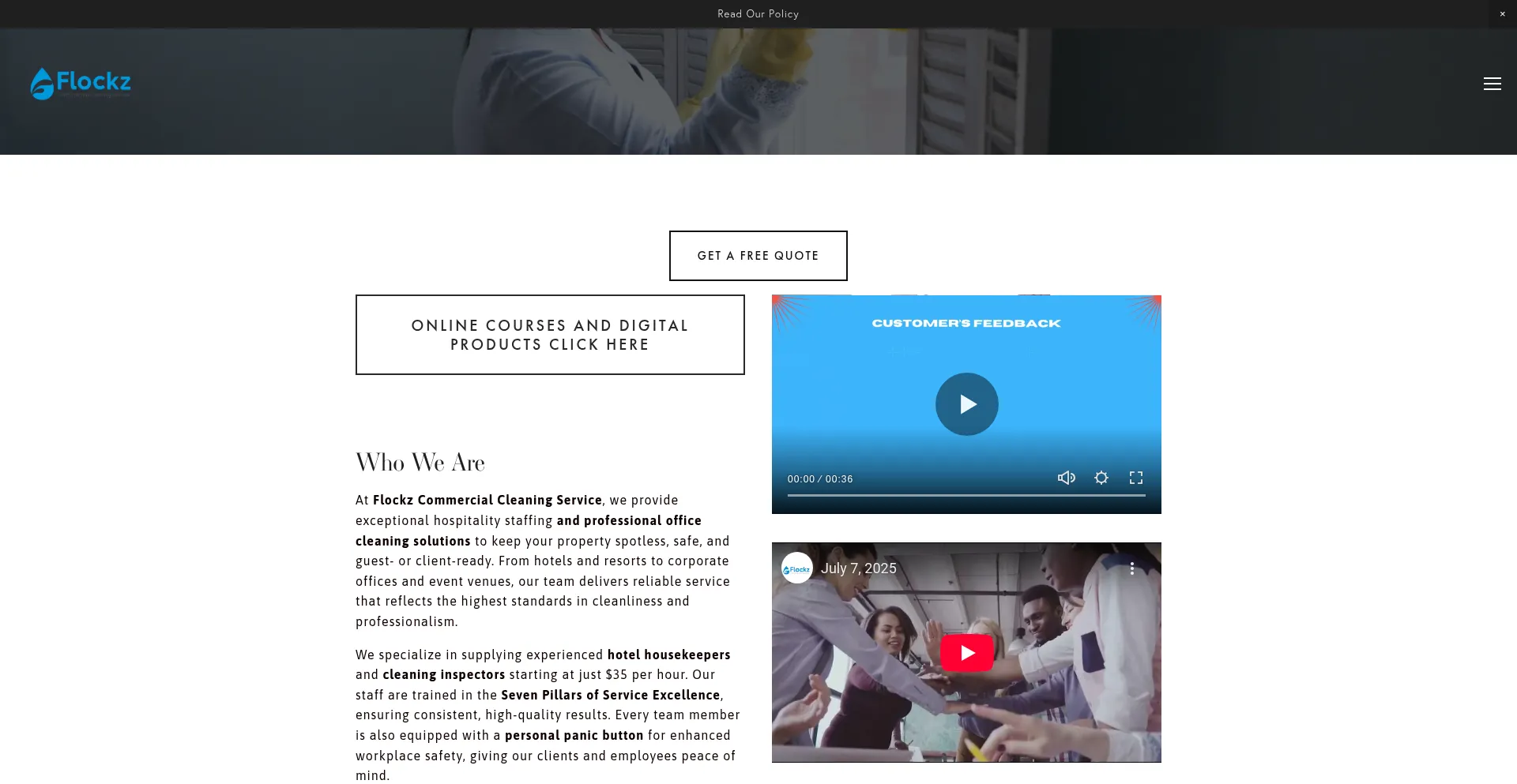 Flockzcommercialcleaningservice.com