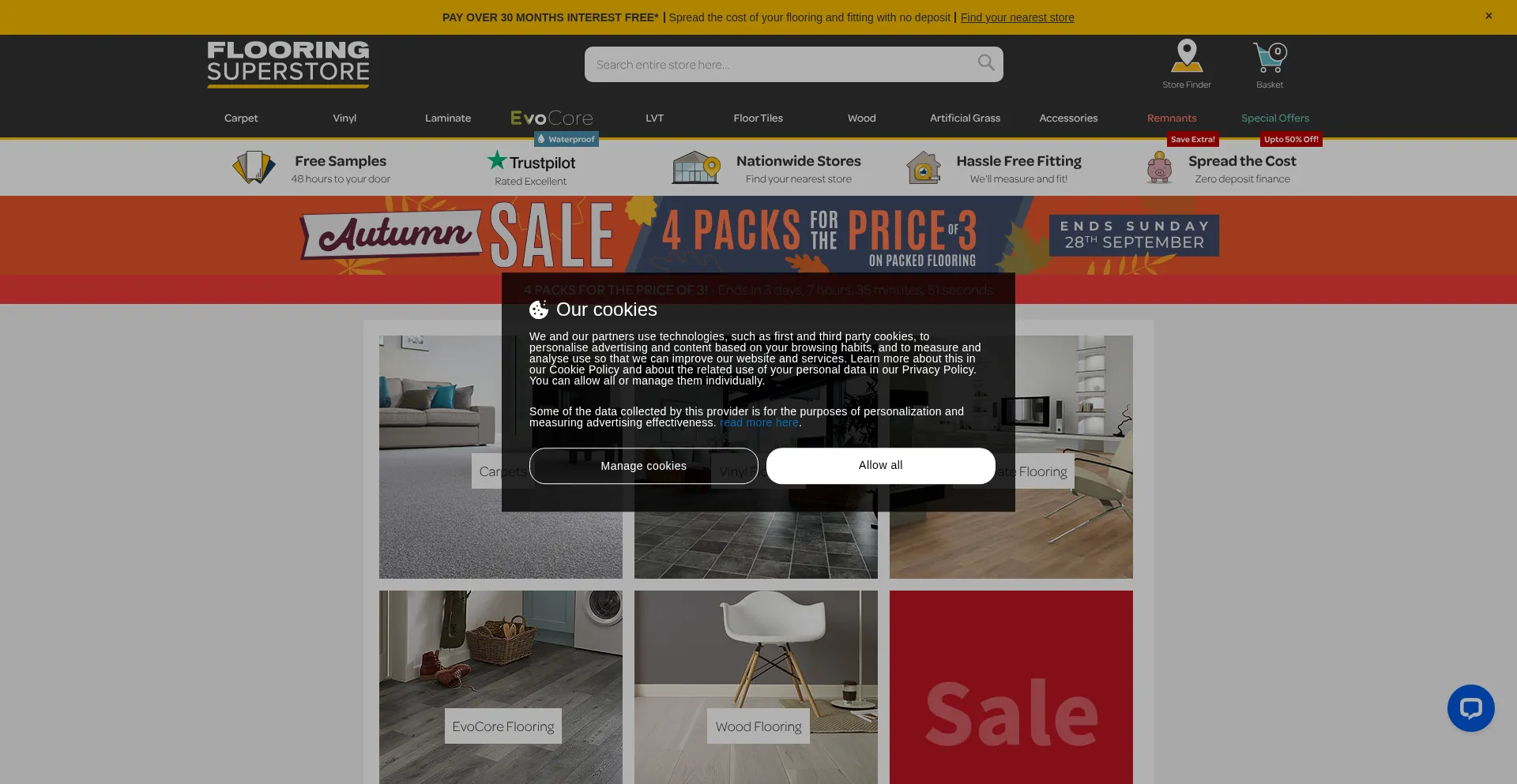 Flooringsuperstore.com Screenshot