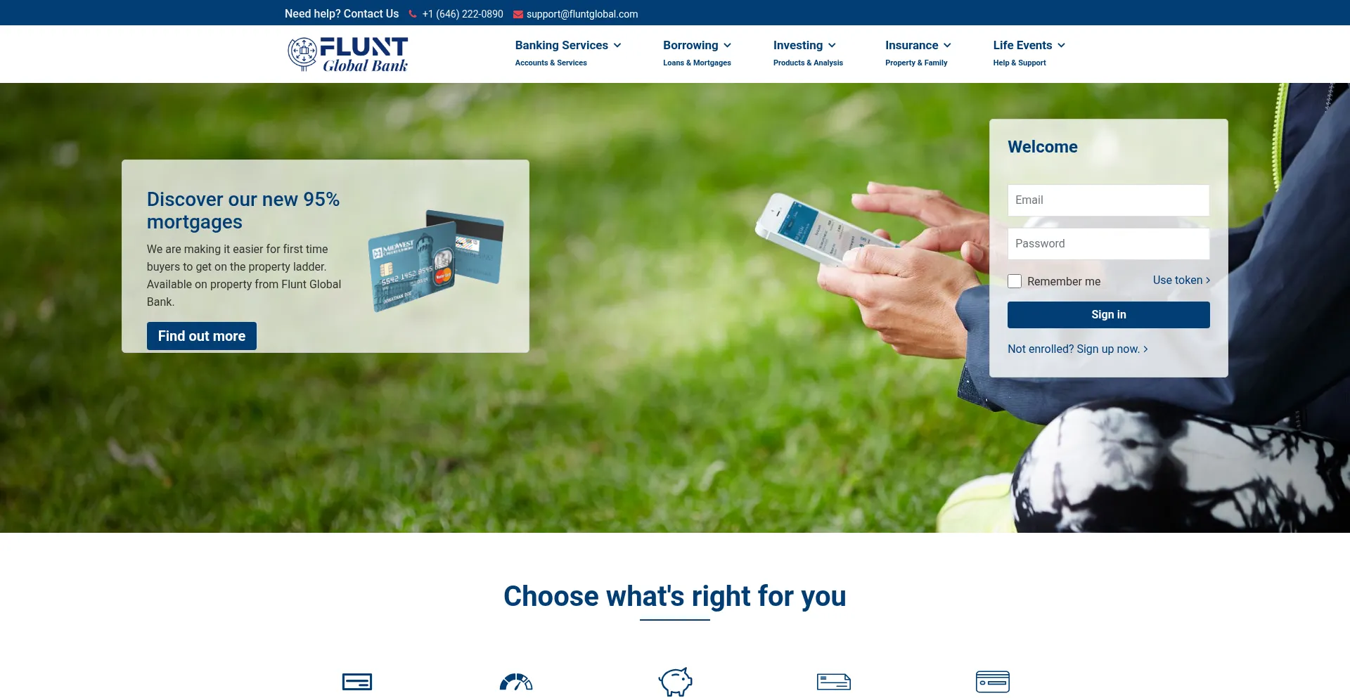 Website screenshot of Fluntglobal.com