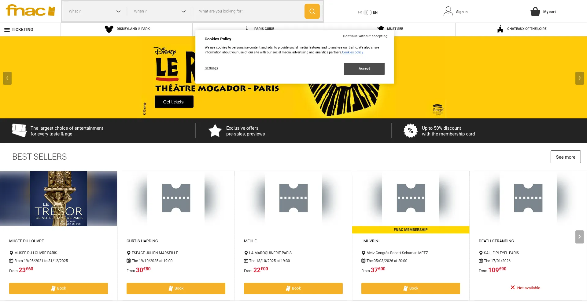Fnactickets.com est-il Sûr et Fiable ?