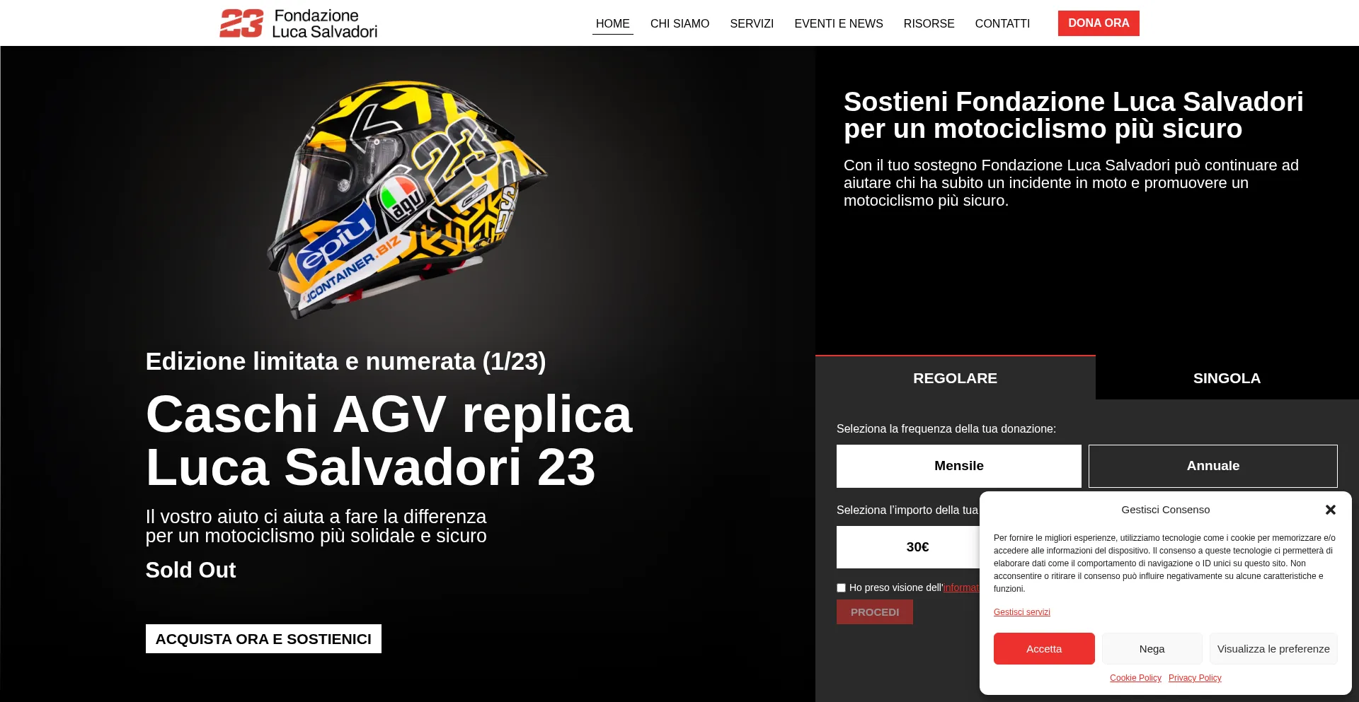 Fondazionelucasalvadori.com Screenshot