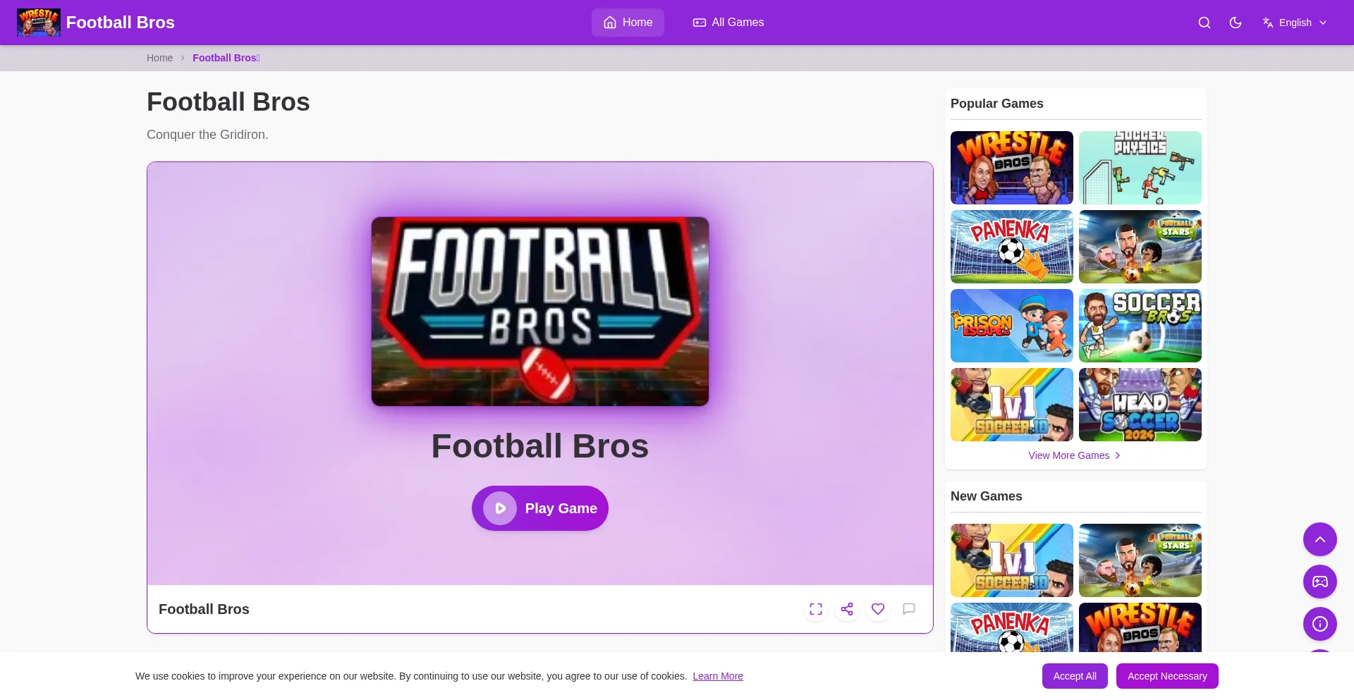 Footballbros-io.com Screenshot