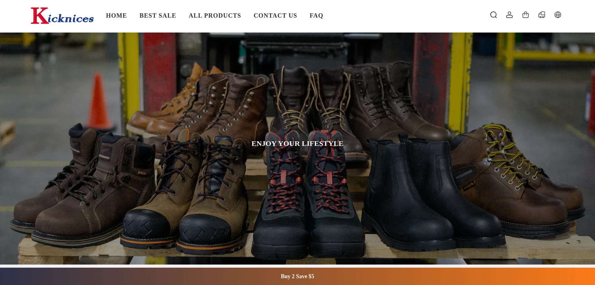 Website screenshot of Footskick.top