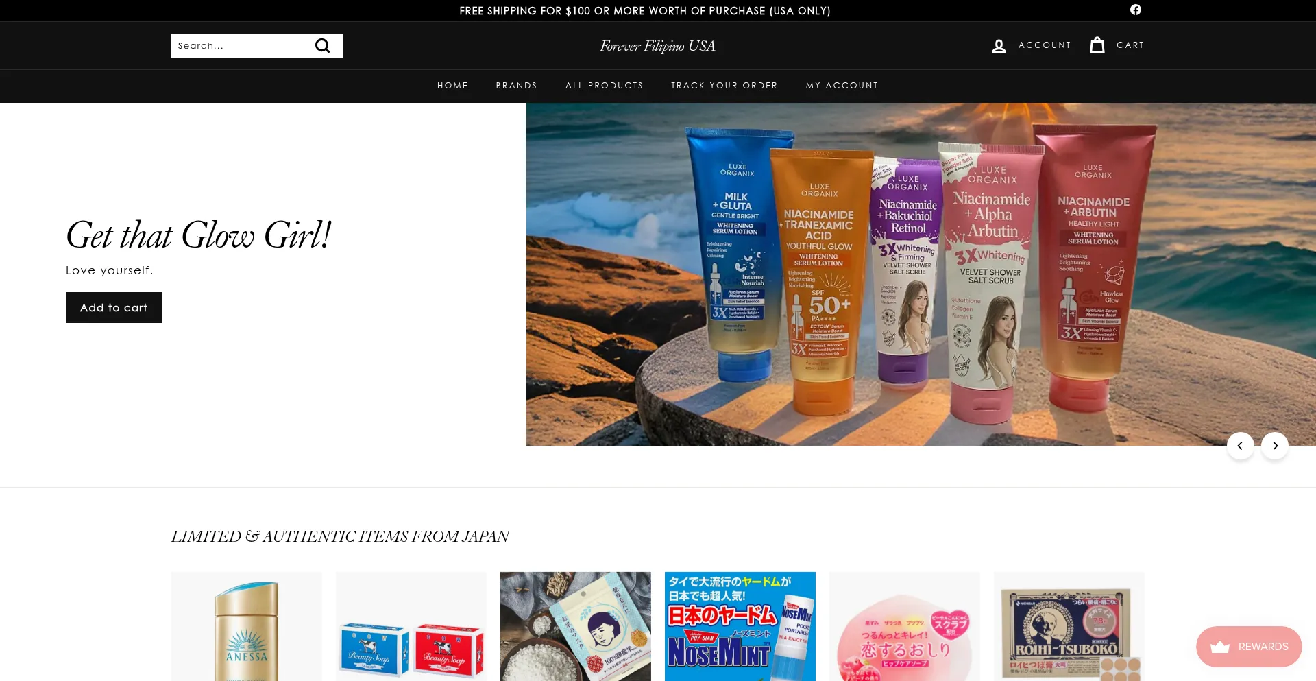 Website screenshot of Foreverfilipinousa.com