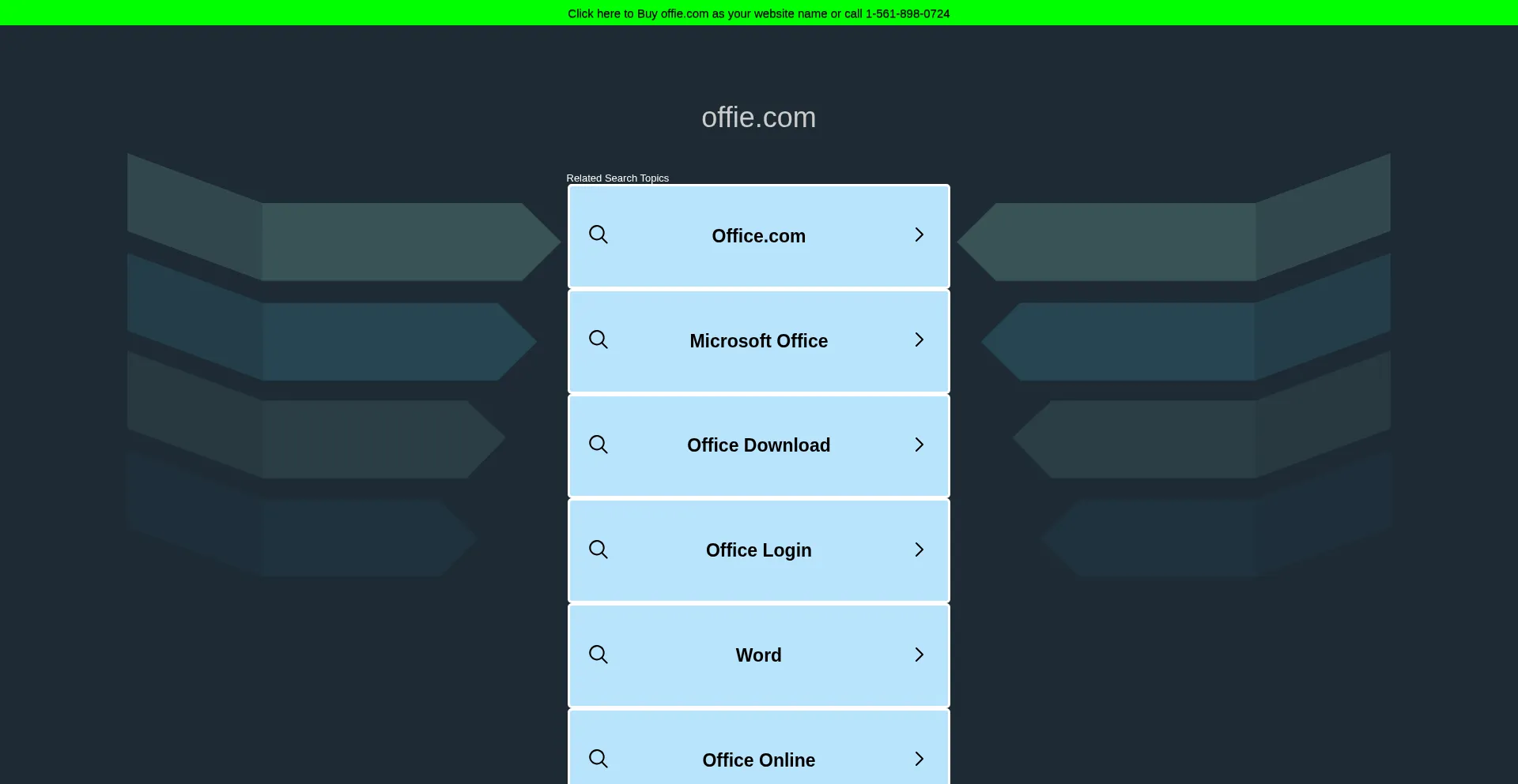 Website screenshot of Forms.offie.com