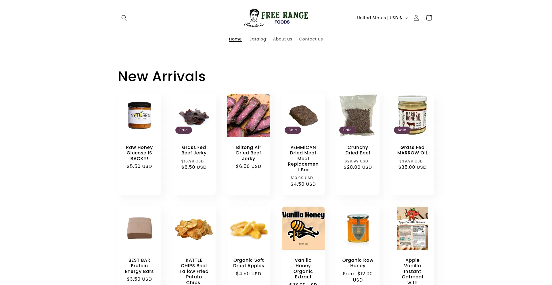 Frankiesfreerangefoods.com